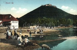 T2 Huszt, Chust; Látkép, Vár, Mangalica, Benkő Miklós Kiadása / General View, Castle, Pig - Ohne Zuordnung