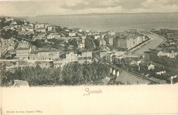 ** T1/T2 Fiume, Rijeka, Susak, Sussak; Látkép, Híd / General View, Bridge - Unclassified