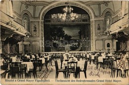 T2/T3 1906 Újvidék, Novi Sad; Redoutensaales Grand Hotel Mayer / Mayer Nagyszálloda és Vigadó, Belső / Hotel, Interior ( - Unclassified