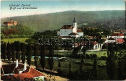 ** T2/T3 Léka, Lockenhaus; Látkép, Templom, Vár / Burg / General View, Church, Castle (non PC) - Non Classificati