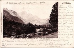 T2/T3 Gesäuse, Der Reichenstein Von Gstatterboden Aus / Mountains, Railway Line. C. Ledermann Jr. 3102F - Sin Clasificación
