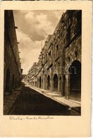 ** T2 Rhodes, Rodi; La 'Via Dei Cavalieri' / Street Of The Knights - Unclassified