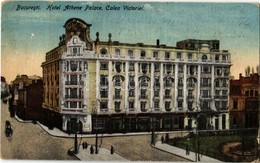 T2/T3 Bucharest, Bucuresti; Hotel Athene Palace, Calea Victoriei / Street View With Hotel - Unclassified