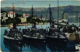 * T3 Abbazia, Opatija; Torpedoboote Im Hafen. K.u.k. Kriegsmarine / Austro-Hungarian Navy Torpedoboats (Rb) - Sin Clasificación