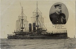 ** T1 HMS Albemarle Pre-dreadnought Duncan-class Battleship Of The Royal Navy. Rear-Admiral Sir Richard Poore Bt., C.V.O - Ohne Zuordnung
