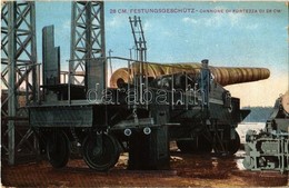 T2/T3 1915 28 Cm Festungesgeschütz / Cannone Di Fortezza De 28 Cm / WWI K.u.K. (Austro-Hungarian) Military, 28 Cm Cannon - Ohne Zuordnung