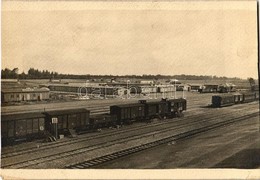 * T2 1916 Pozerunai, Poscherun; Bahnhof, Zollhaus / Railway Station And Trains, Customs House. Photo - Ohne Zuordnung