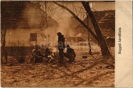 ** T2 Reggeli Kávéfőzés / WWI Austro-Hungarian K.u.K. Military, Soldiers Brewing Coffee In The Morning - Non Classificati