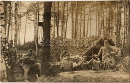 * T2/T3 1916 Osztrák-magyar Katonák Fedezéke Tarnównál / WWI Austro-Hungarian K.u.K. Military, Entrenchment And Shelter, - Non Classés