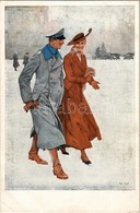 ** T2/T3 Renommierbummel. Kriegspostkarten Von B. Wennerberg Nr. 14. / WWI German Military Art Postcard, Woman On A Walk - Ohne Zuordnung