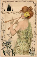 T2 1902 Greek Vergins I. Unsigned Raphael Kirchner - Sin Clasificación