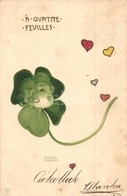 T3 1899 A Quatre Feuilles. S&S W. 1046. S: Raphael Kirchner (apró Sarokhiány / Tiny Corner Shortage) - Non Classés