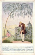 ** T2/T3 Romantic Art Postcard With Music Sheet. Deutscher Schulverein Karte Nr. 1222. S: Mela Koehler - Ohne Zuordnung