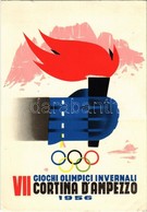 * T2/T3 1956 Cortina, VII Giochi Olimpici Invernali / 1956 VII Winter Olympic Games In Cortina D'Ampezzo S: Bonilauri (E - Unclassified