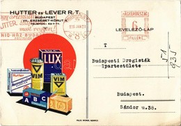 T2/T3 1935 Hutter és Lever RT. Szappan és Mosópor Reklámja, Levél A Budapesti Drogisták Ipartestületének / Hungarian Soa - Ohne Zuordnung