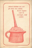 ** T2/T3 Csiriz. Neked Küldöm Ezt, Ni! Jó Helye Lesz Nálad, Ezzel Ragasszák Be Locsogó, Csúf Szádat! Kiadja Weisz K. és  - Ohne Zuordnung