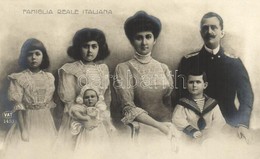 ** T1/T2 Famiglia Reale Italiana / Victor Emmanuel III Of Italy And His Wife Elena Of Montenegro With Their Children - Non Classificati