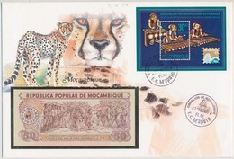Mozambik 1983. 50M Borítékban, Alkalmi Bélyeggel és Bélyegzéssel T:I
Mozambique 1983. 50 Meticais In Envelope With Stamp - Ohne Zuordnung