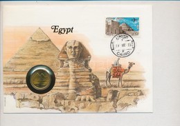 Egyiptom 1984. 5P, Felbélyegzett Borítékban, Bélyegzéssel, Német Nyelvű Leírással T:1,1-
Egypt 1984. 5 Piastres In Envel - Ohne Zuordnung