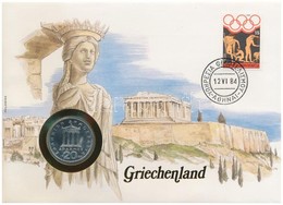 Görögország 1982. 20D, Felbélyegzett Borítékban, Bélyegzéssel, Német Nyelvű Leírással T:1 
Greece 1982. 20 Drachmai In E - Non Classificati