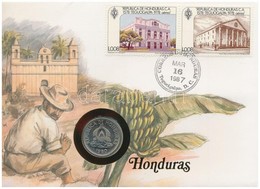 Honduras 1980. 10c, Felbélyegzett Borítékban, Bélyegzéssel, Német Nyelvű Leírással T:1 
Honduras 1980. 10 Centavos In En - Non Classés