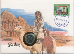 Jordánia 1984. 25f, Felbélyegzett Borítékban, Bélyegzéssel, Német Nyelvű Leírással T:1 Patina
Jordan 1984. 25 Fils In En - Ohne Zuordnung