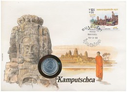 Kambodzsa 1979. 5s, Felbélyegzett Borítékban, Bélyegzéssel, Német Nyelvű Leírással T:1 
Cambodia 1979. 5 Sen In Envelope - Ohne Zuordnung