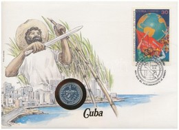 Kuba 1968. 5c, Felbélyegzett Borítékban, Bélyegzéssel, Német Nyelvű Leírással T:1 
Cuba 1968. 5 Centavos In Envelope Wit - Ohne Zuordnung