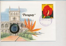 Paraguay 1980. 5G, Felbélyegzett Borítékban, Bélyegzéssel, Német Nyelvű Leírással T:1
Paraguay 1980. 5 Guaranies In Enve - Ohne Zuordnung