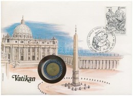 Vatikán 1982. 500L, Felbélyegzett Borítékban, Bélyegzéssel, Német Nyelvű Leírással T:1 
Vatican 1982. 500 Lire In Envelo - Ohne Zuordnung