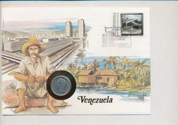 Venezuela 1977. 1B, Felbélyegzett Borítékban, Bélyegzéssel, Német Nyelvű Leírással T:1-,2
Venezuela 1977. 1 Bolivar In E - Ohne Zuordnung