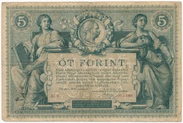 1881. 5Ft / 5G 'Osztrák-Magyar Bank' Piros 'Xi 2512358' Sorszámmal T:III- Fo.
Austro-Hungarian Monarchy 1881. 5 Forint / - Ohne Zuordnung