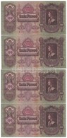 1930. 100P (4x) Sorszámkövetők T:II - Ohne Zuordnung