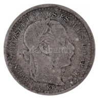 1875KB 10kr Ag 'Váltó Pénz' T:2-,3 
Hungary 1875KB 10 Kreuzer Ag 'Valtó Pénz' C:VF,F
Adamo M10.1 - Non Classés