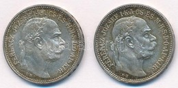 1915KB 1K Ag 'Ferenc József' (2x) T:1- Patina Adamo K5.1 - Ohne Zuordnung