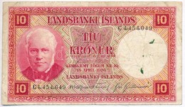 Izland 1928. 10K T:III
Iceland 1928. 10 Kronur C:F - Unclassified