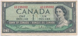 Kanada 1954. 1$ T:III 
Canada 1954. 1 Dollar C:F - Unclassified
