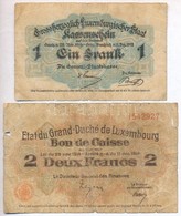 Luxemburg 1919. 1Fr + 2Fr T:III,III-
Luxembourg 1919. 1 Franc + 2 Francs C:F,VG - Ohne Zuordnung