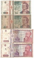 Románia 1992-1998. 8db Vegyes Bankjegy T:III,III-
Romania 1992-1998. 8pcs Of Banknotes C:F,VG - Ohne Zuordnung