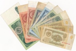 Szovjetunió 1961. 1R (3x) + 3R (2x) + 5R (2x) + 10R (2x) + 50R T:III,III-
Soviet Union 1961. 1 Ruble (3x) + 3 Rubles (2x - Ohne Zuordnung