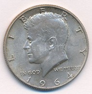 Amerikai Egyesült Államok 1964. 1/2$ Ag 'Kennedy' T:1- USA 1964. 1/2 Dollar Ag 'Kennedy' C:AU 
Krause KM#202 - Ohne Zuordnung