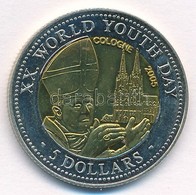 Libéria 2005. 5$ Bimetál 'XX. World Youth Day - Cologne 2005'T:1
Liberia 2005. 5 Dollars Bi-Metallic 'XX. World Youth Da - Non Classificati