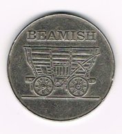 // TOKEN BEAMISH  NORTH OF ENGLAND OPEN AIR MUSEUM - Elongated Coins