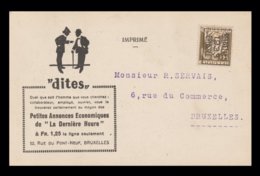 Préo / CP De BRUXELLES - Typo Precancels 1932-36 (Ceres And Mercurius)