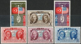 TURKEY 1939 - Mi. 1047-52 [MINT NO GUM], 150th Anniversary Of USA Independence - Nuovi