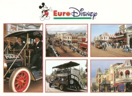 Etats-Unis. CPM. California. Anaheim. Disneyland. Euro Disney. Main Street (la Rue Principale) (5 Vues, Animée, Autos) - Anaheim