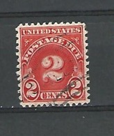 1930 N° 46 TAXE POSTAGE DUE 2 CENTS 2 OBLITÉRÉ - Strafport