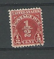 1930 N° 44 TAXE  POSTAGE DUE 1/2 CENT 1/2 OBLITÉRÉ  YVERT TELLIER 1.50 € - Portomarken