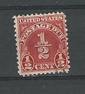 1930 N° 44 TAXE  POSTAGE DUE 1/2 CENT 1/2 OBLITÉRÉ  YVERT TELLIER 1.50 € - Postage Due