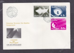 Portugal 1974 Satellite Communications Station Network FDC - FDC